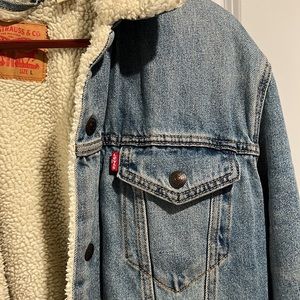 Levi’s Mens Fleece Lined Denim Jacket